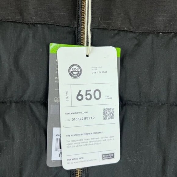 Alpine Design Men's Down Puffer Jacket 650 Size M NWT Real Down (FLAWS) - Picture 5 of 7